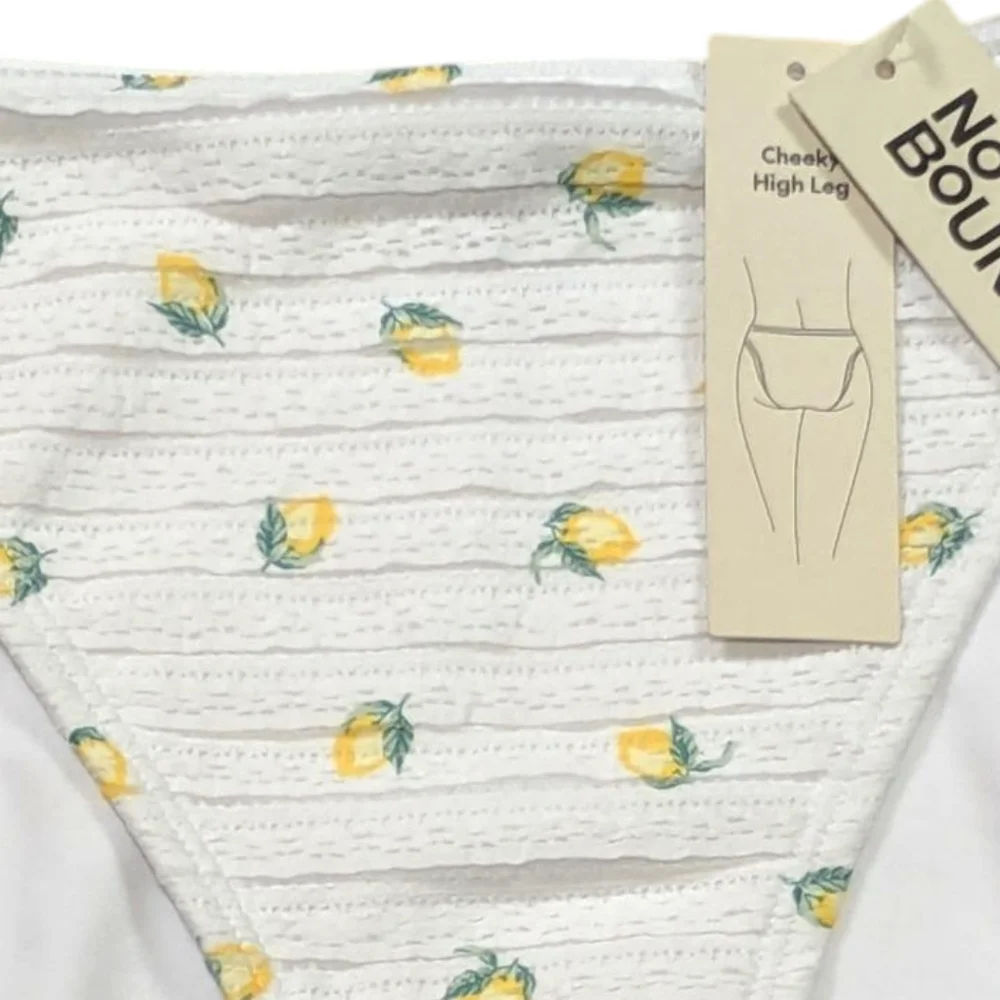 Lemon Squeeze‎ String Bikini Bottoms XXS 00 No Boundaries NWT